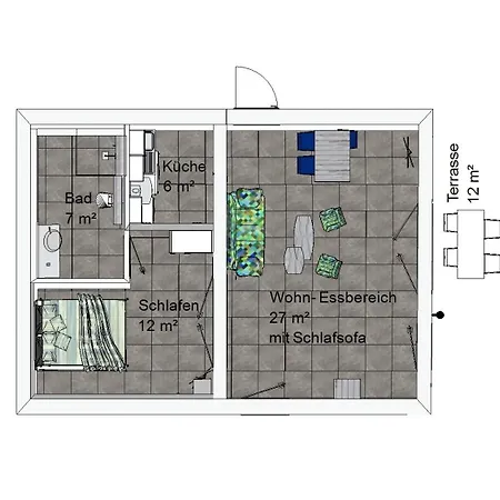 아파트 Ahornnest 빈겐암라인